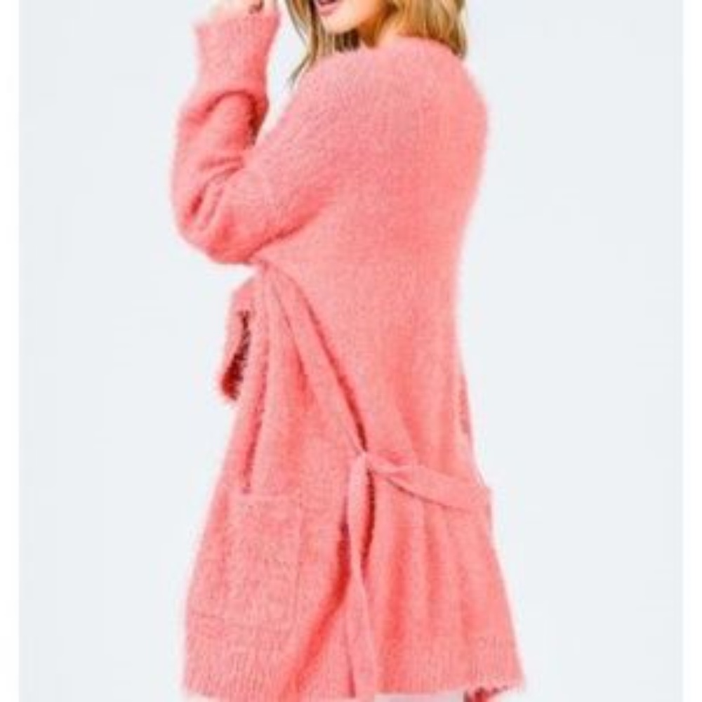 SO SOFT FUZZY CARDIGAN! - Picture 3 of 3